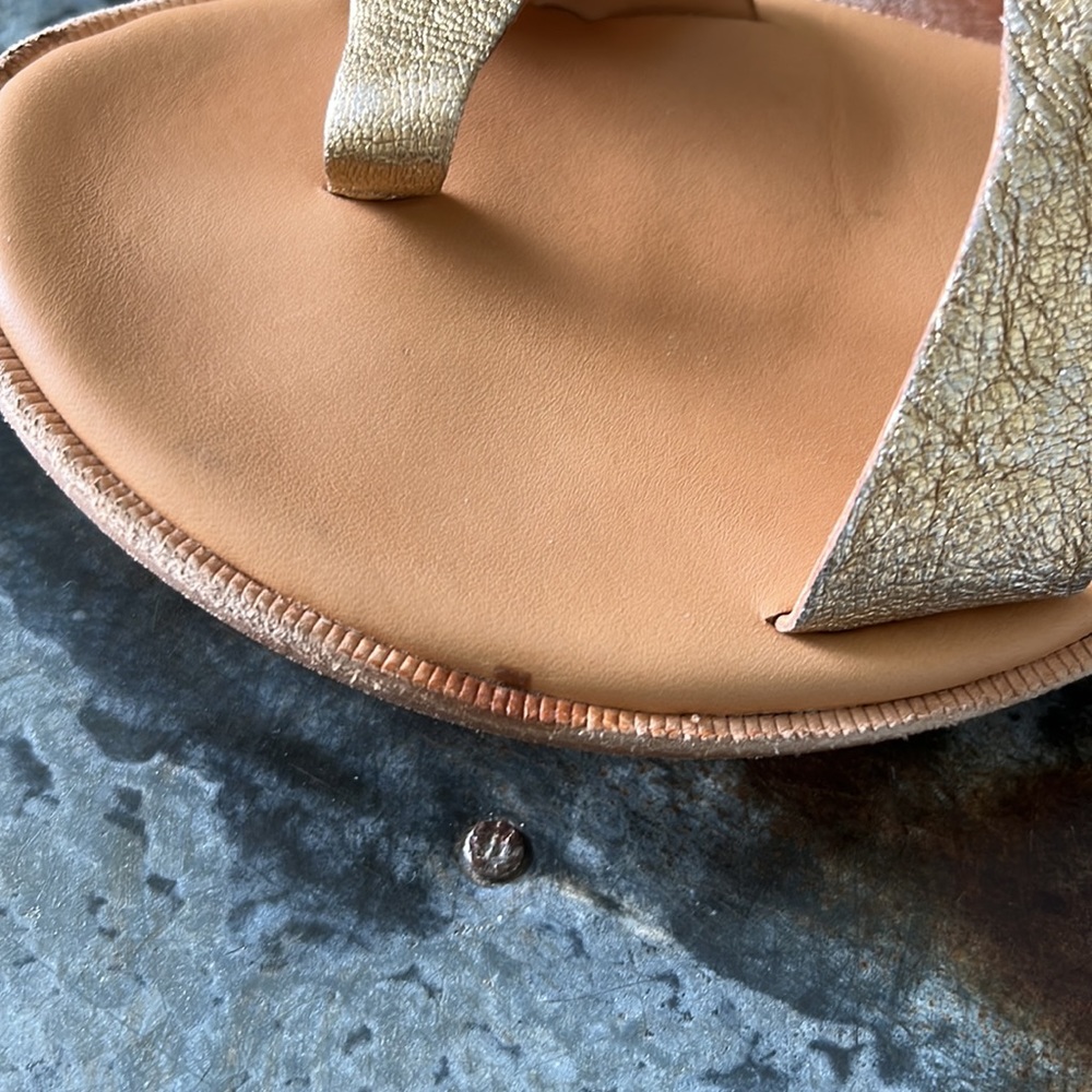 Kork-Ease Metallic Leather Sandal 7 - Picture 7 of 7